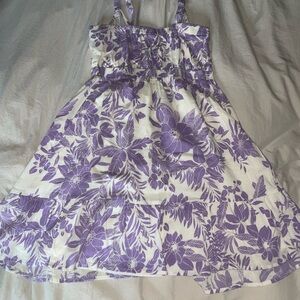NWT GAP Lavender Floral Dress 4